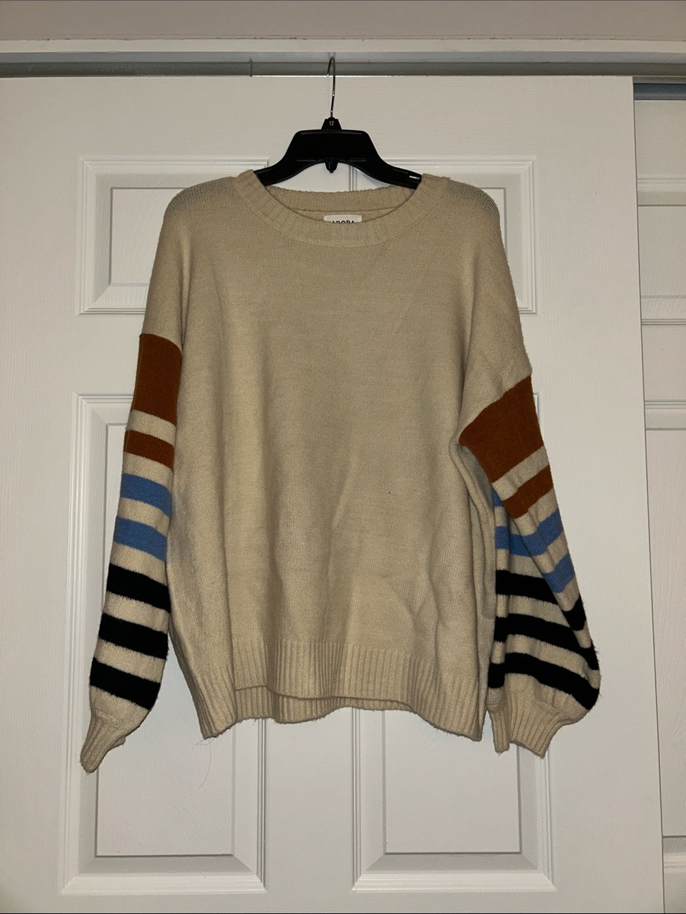 ADORA Beige Knit Pullover Sweater